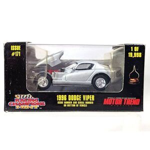Racing Champions Motor Trend 1996 Dodge Viper Issue #171 Gray Silver NEW